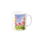 蛍石のI found the breath of spring in the park. Mug :right side of the handle