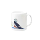 POTAMOI.officialの海洋生態系安全維持条約 Mug :right side of the handle