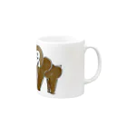 ICHIGOWARPのYAY GORILLA Mug :right side of the handle