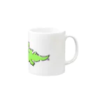 ICHIGOWARPのYAY CROCODILE Mug :right side of the handle