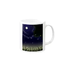 佐倉の夜とホタル Mug :right side of the handle