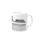 支援センター銀河カレッジの熊本城マグカップ Mug :right side of the handle