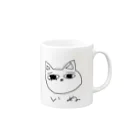 🎨月乃みこ🌙のみこねこ Mug :right side of the handle