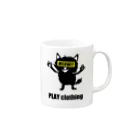 PLAY clothingのMEOW!! Y ② Mug :right side of the handle