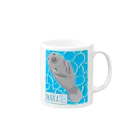 LalaHangeulのMANATEE(マナティ) Mug :right side of the handle