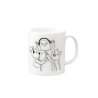 animal office lady おーえるの絵コンテ　ラップバトルより Mug :right side of the handle