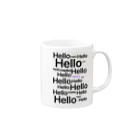 AkiのHello マグカップの取っ手の右面