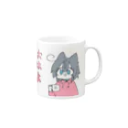 猫神の露店の猫神しゅらん　おはよう Mug :right side of the handle