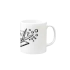 LUNARHOLIC STOREの-Noir+Angelique- メモリアルイラスト柄シリーズ Mug :right side of the handle