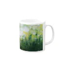 H IKAR Iの希望の光シリーズ「芽生え」 Mug :right side of the handle