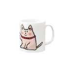 ねここショップの招き犬 Mug :right side of the handle