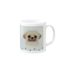 メルテュードのおすましパグたん Mug :right side of the handle