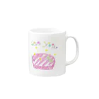 MovMovのピンクッション Mug :right side of the handle