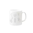 あしなが雑貨店のCUT Mug :right side of the handle