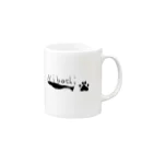 まるとせんの猫にモテたい Mug :right side of the handle