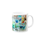 ハーバリウム　すずらんのマグカップ  Mug :right side of the handle