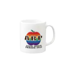 Aomori Prideの青森レインボーパレード／ロゴ Mug :right side of the handle