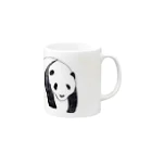 ふじの さきのぱぱパンダ Mug :right side of the handle