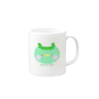 taka💚チョコミン党&猫のほわほわタカッパ Mug :right side of the handle