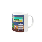 にく、ましましで。の部屋ドット絵 Mug :right side of the handle