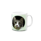 ぬくもふ屋　【猫 犬の似顔絵描き】のchah Mug :right side of the handle