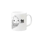 officecollegeの虚無と化したウサギ Mug :right side of the handle