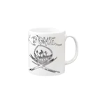 Ａ’ｚｗｏｒｋＳのRAKUGAKIXBONE Mug :right side of the handle