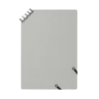 rocoのWHITE BUNNY 002 square Notebook :back