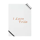 ミラくまのI LOVE Tribe　文字色 Notebook