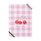 ないものねだりのCherry(ギンガムチェック) Notebook