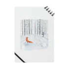 roastercoasterのSNOWSHOE FOX Notebook