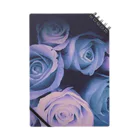Anna’s galleryのBlue and Purple Roses Notebook