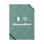 madeathのI ♡ ChocoMintグッズ Notebook