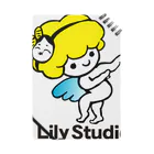 LILY STUDIOの招福の舞チーズ天使 Notebook