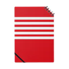 例のショップの例のボーダー（赤） Notebook