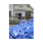 龍神堂のHydrangea (blue) Notebook