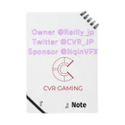 CVR GAMINGのNote Notebook