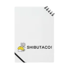 taco_meの＼渋谷でタコス！／ SHIBUTACO! 公式ロゴ（横） Notebook