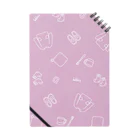 hikari_graphicsの園の生活　英字ver　PINK Notebook