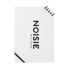 noisie_jpの『NOISIE』BLACK（縦）ロゴシリーズ Notebook