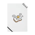 ﾐﾔｺｲﾗｽﾄﾚｰｼｮﾝのThe fried egg on the toast ! ノート