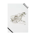 PD selectionのPoisson dans une vague.：波の中の魚。(b14506646) Notebook