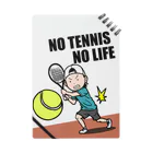 NO TENNIS NO LIFEの全仏オープンテニス風 Notebook