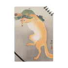 寿めでたや(ukiyoe)の日本画：浮世絵；踊る狐 ノート
