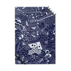 MangMARUのblack and doodle art Notebook