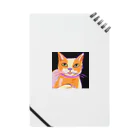 tefutefvの猫のイラストグッズ Notebook