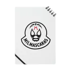 DRIPPEDのMIL MASCARAS-ミル・マスカラス ワッペン型ロゴ ノート