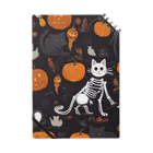 ToToMoの【ハロウィン】スケルトンキャット Notebook