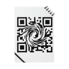 moCoのQR CODE（渦） Notebook