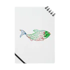 mumusの魚　water drop Notebook
